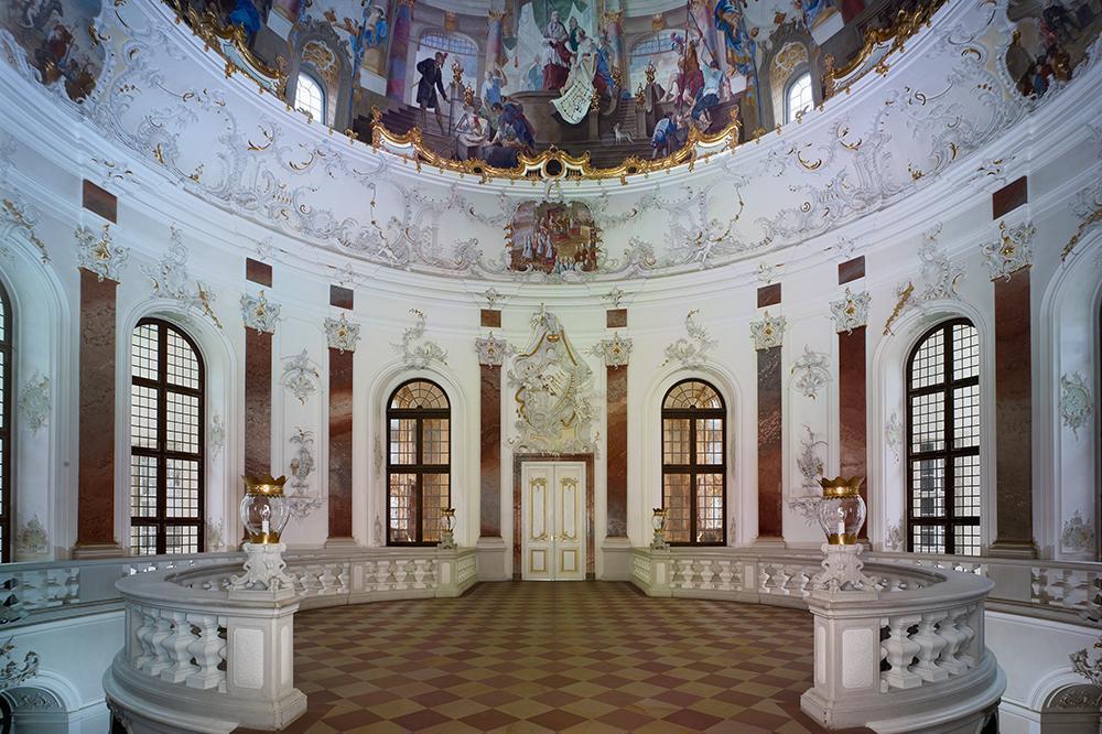 Domed Hall in Bruchsal Palace