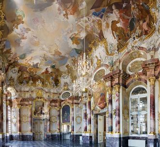 Marble Hall in Bruchsal Palace