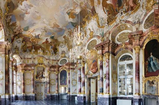 The Marble Hall in Bruchsal Palace