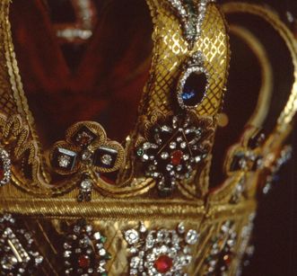 Detail of the crown of the Grand Duchy of Baden in 1811