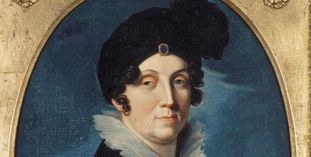 Portrait of Margravine Amalie von Baden.