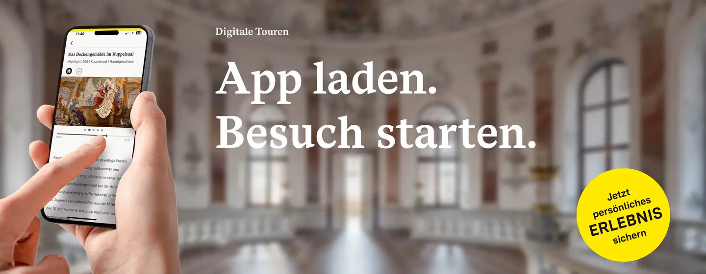 Schloss Bruchsal, Digitale Tour Werbebanner App