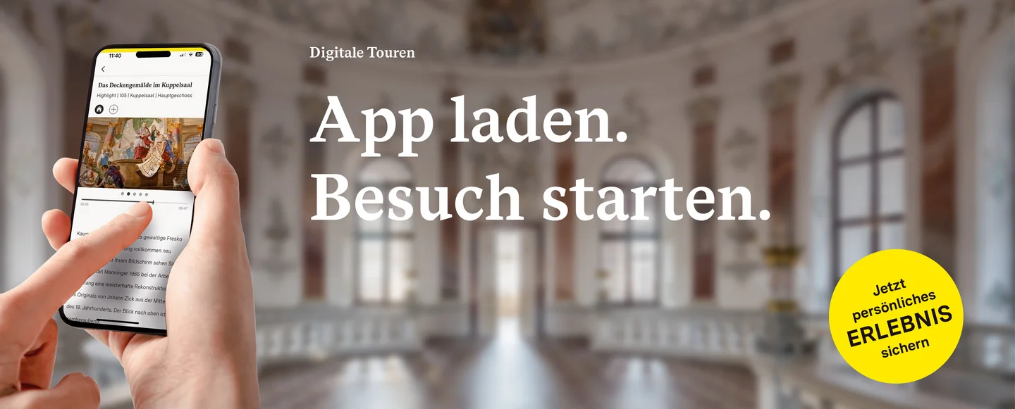 Schloss Bruchsal, Digitale Tour Werbebanner App
