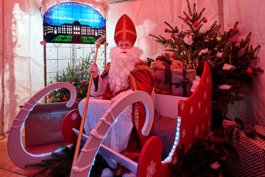 Schloss Bruchsal, Event, Adventsmarkt, Nikolaus