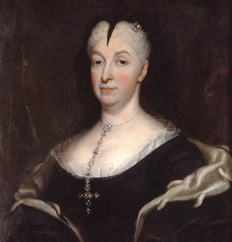Portrait of Margravine Sibylla Augusta, circa 1744