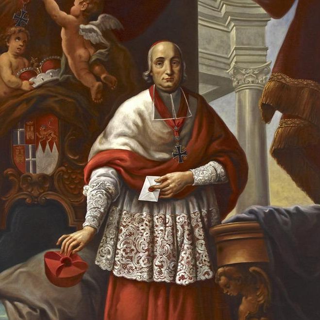 Porträt von Damian Hugo von Schönborn um 1750