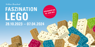 Werbemotiv zur Ausstellung „Faszination LEGO®“