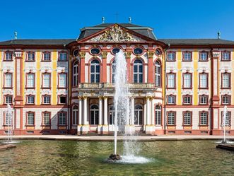 Bruchsal Palace, View of the main building from the west side