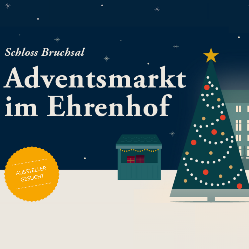 Schloss Bruchsal, Werbemotiv Adventsmarkt
