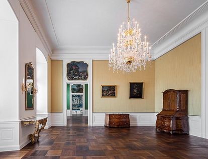 Winter dining room in Bruchsal Palace