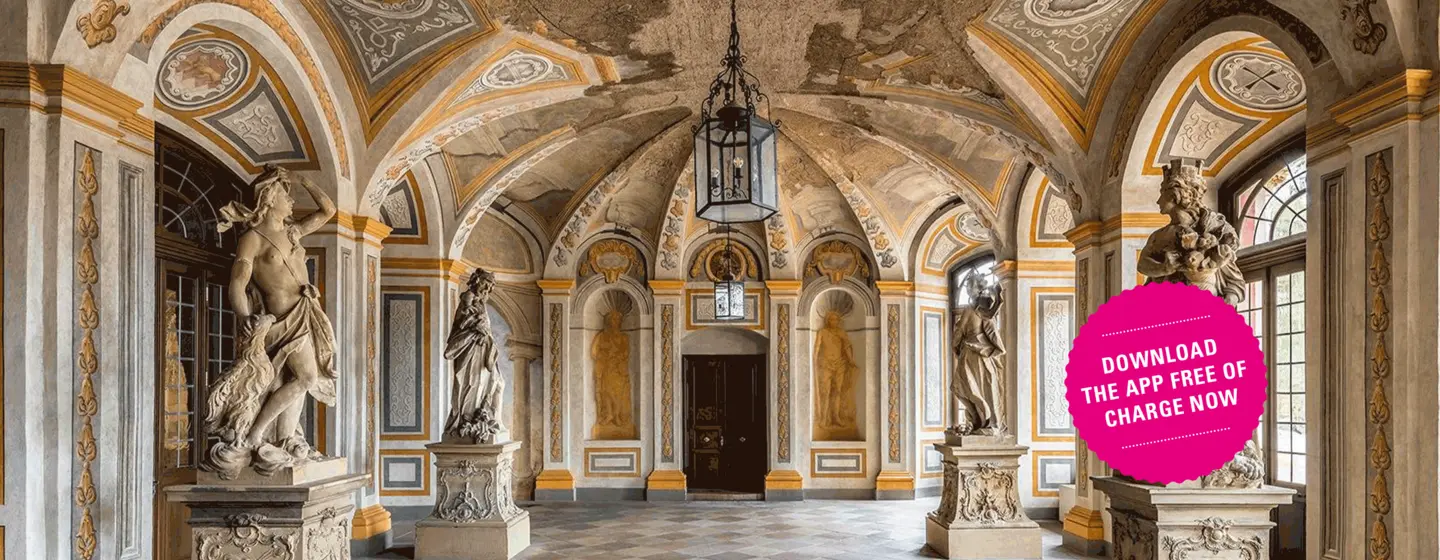 Bruchsal Palace, garden hall