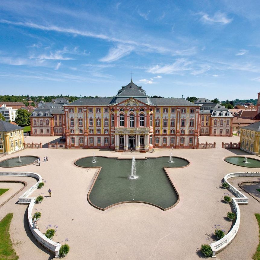Schloss Bruchsal, Luftaufnahme