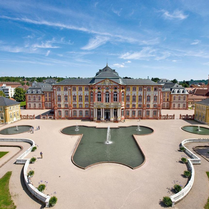 Schloss Bruchsal, Luftaufnahme