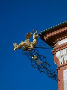 Drachenfigur an Schloss Bruchsal