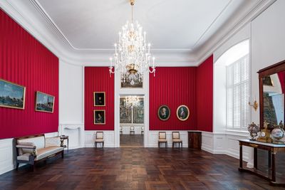 Schloss Bruchsal, Innenansicht, Audienzzimmer im Appartement der Markgräfin Amalie 