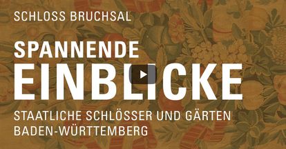Startbildschirm des Filmes "Spannende Einblick mit Michael Hörrmann: Schloss Bruchsal"