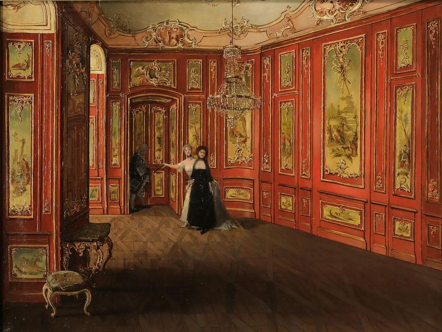 Schloss Bruchsal, Ausstellung Die unzerstörte Beletage; Jagdzimmer