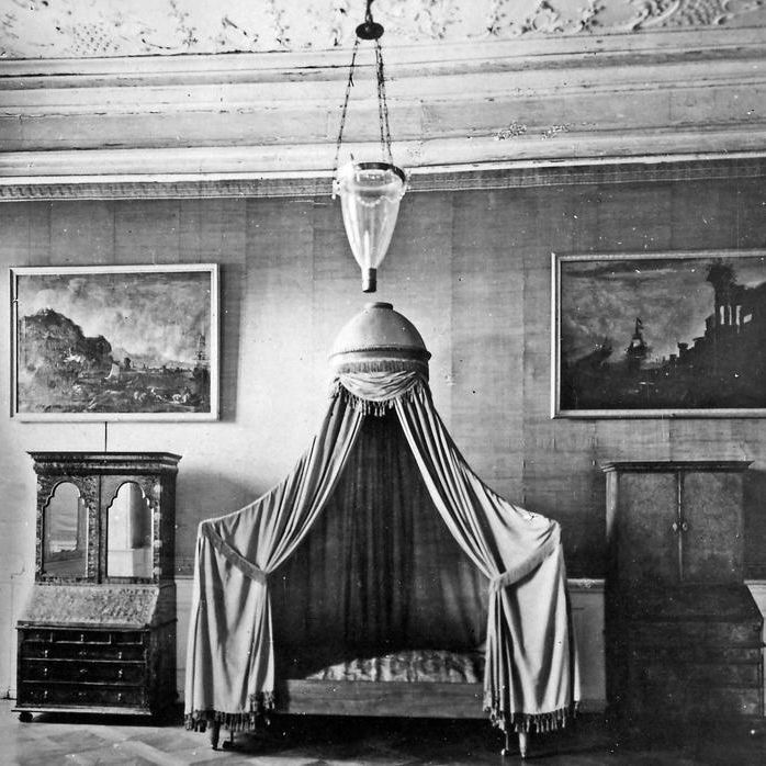 Schloss Bruchsal, Innen, Schlafzimmer der Markgräfin Amalie von Baden