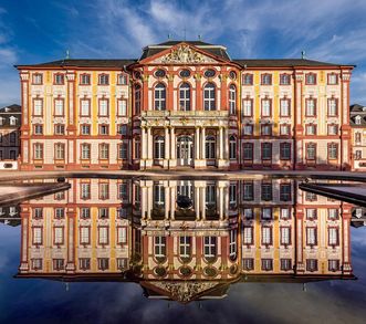 Bruchsal Palace, main building, west side