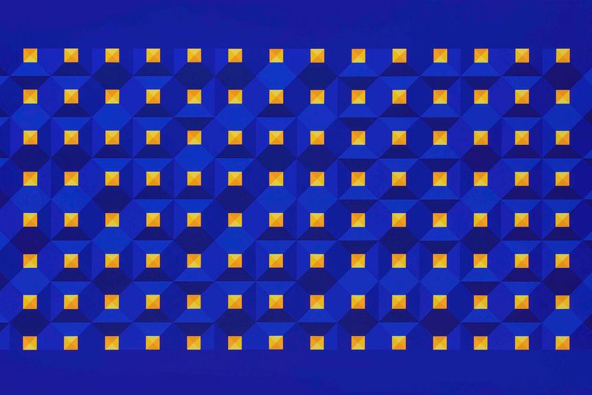 Gerhard Hotter, 25 Pyramids XXV 120 x 270 A-L, 2012