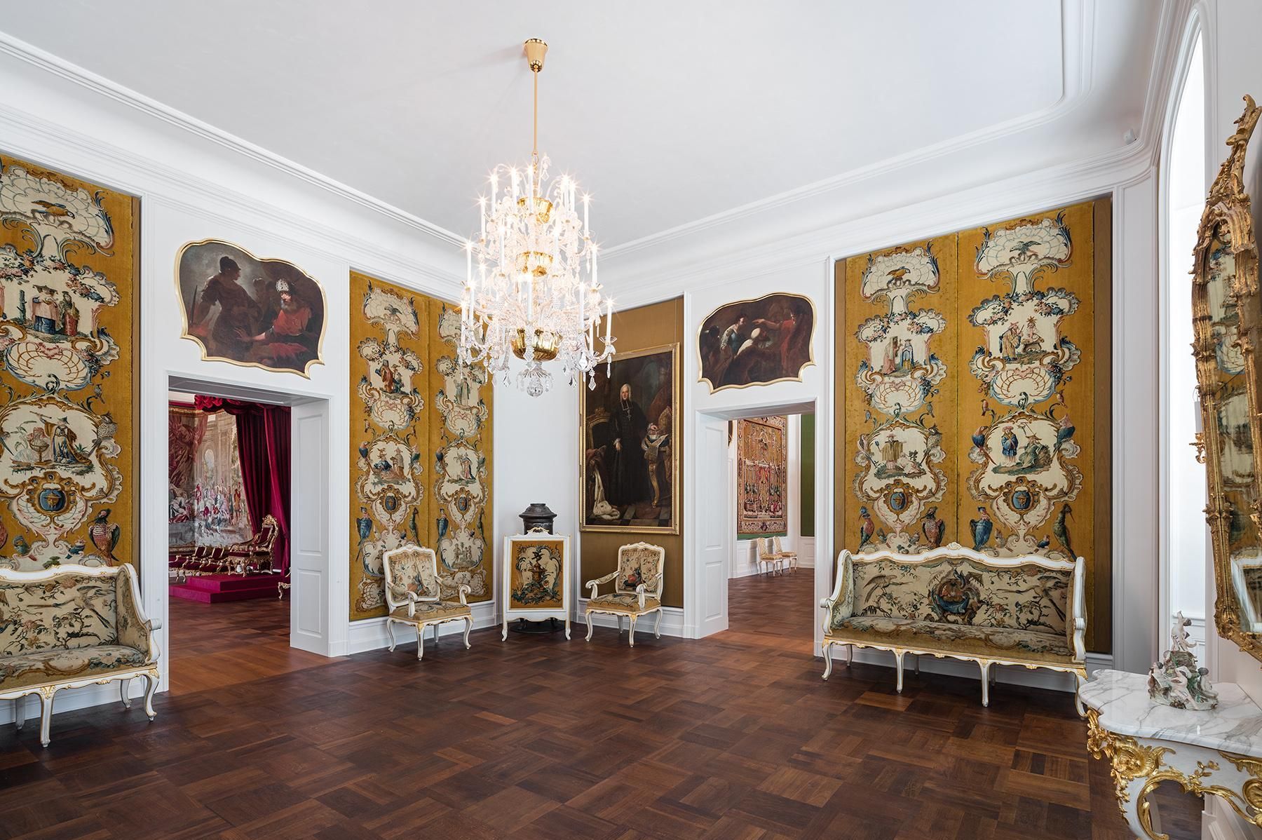 Schloss Bruchsal, Musikzimmer mit Savonnerien