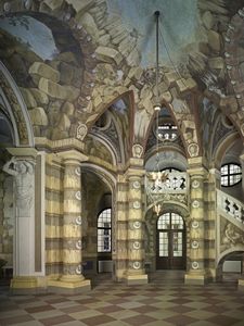 Schloss Bruchsal, Innen Grotte; Foto: Staatliche Schlösser und Gärten Baden-Württemberg