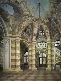 Die Grotte Grotte in Schloss Bruchsal