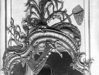 Mirror frames from the Hunting Room, circa 1870