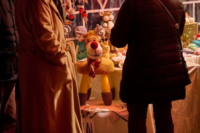 Schloss Bruchsal, Adventsmarkt, Stoff-Rentier