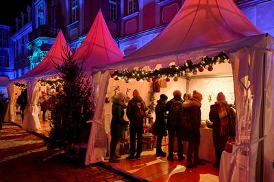 Schloss Bruchsal, Adventsmarkt im Ehrenhof
