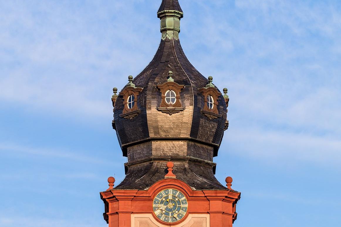 Schloss Bruchsal, Außen, Kirchturm