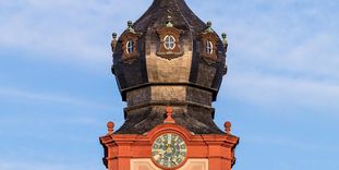 Schloss Bruchsal, Außen, Kirchturm