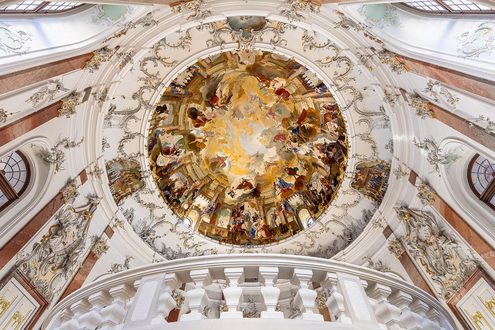 Bruchsal Palace, ceiling fresco