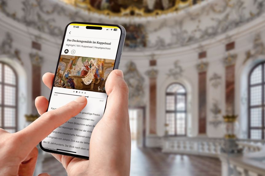 Foto: JUNG:Kommunikation Schloss Bruchsal, App „Monument BW“
