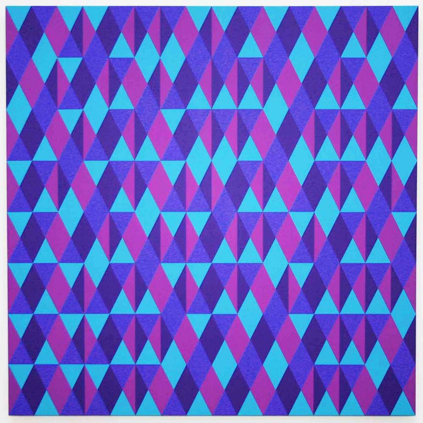 Gerhard Hotter, Pyramids VIII V 96x96, 2011