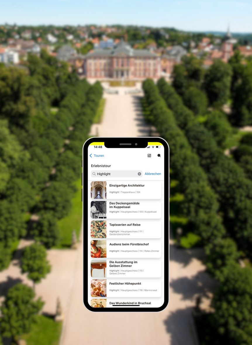 Schloss Bruchsal, Unterstation der Erlebnistour