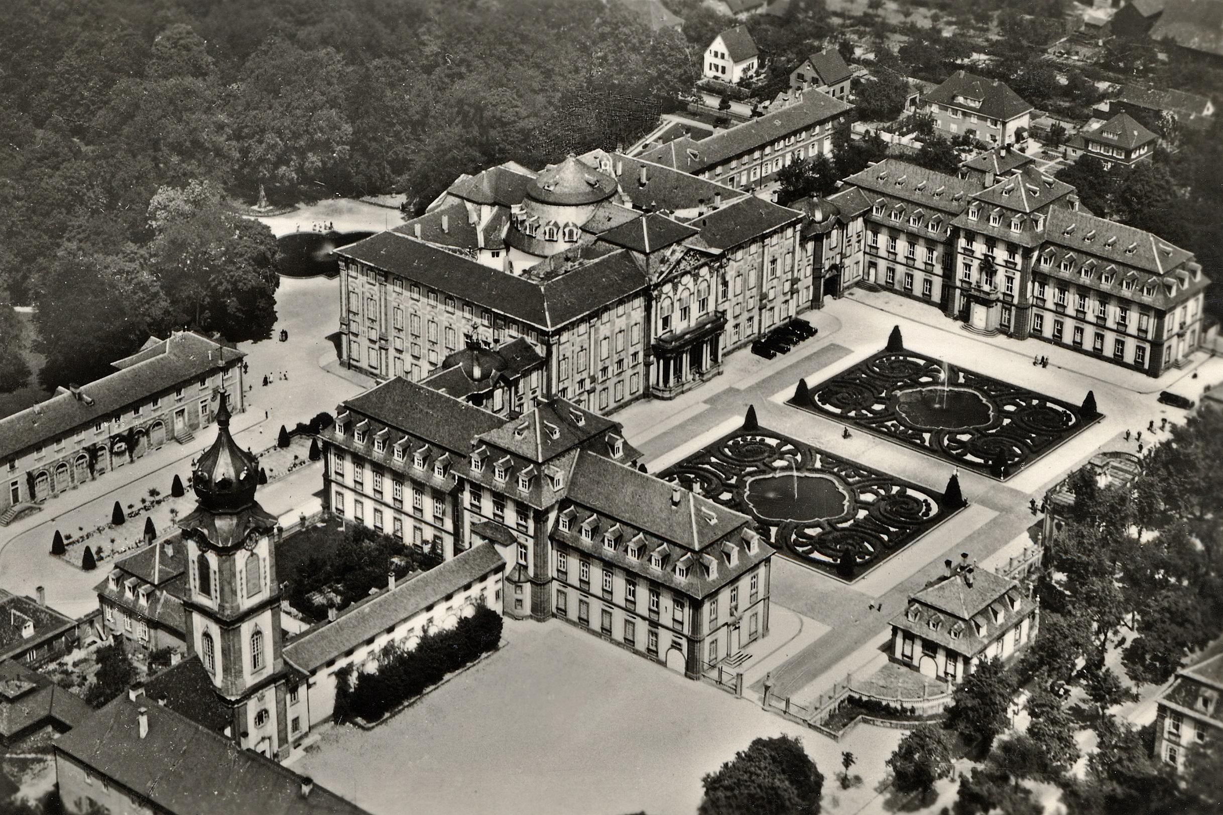 Schloss Bruchsal, Luftaufnahme