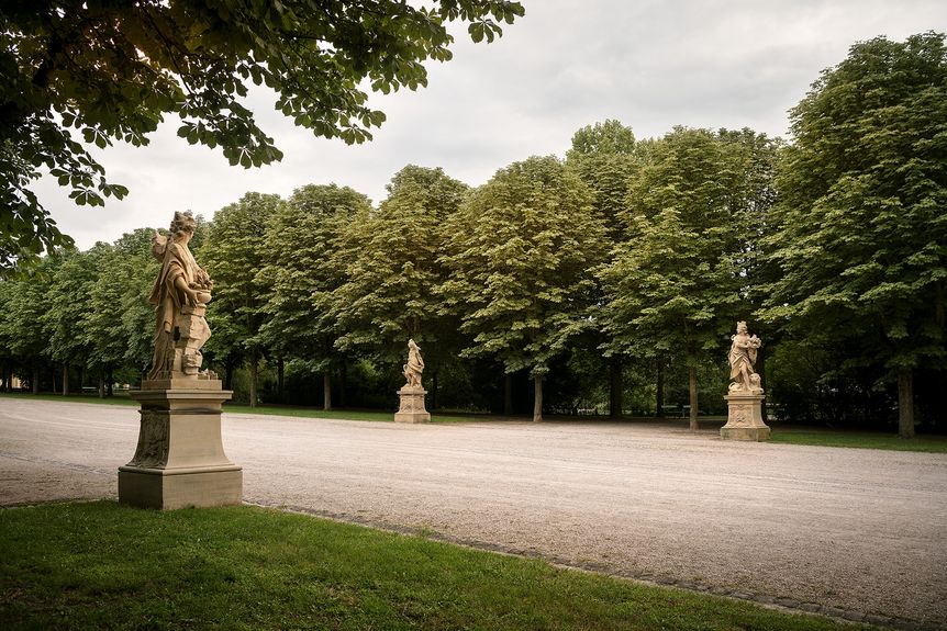 Schloss Bruchsal, Außen, Schlossgarten