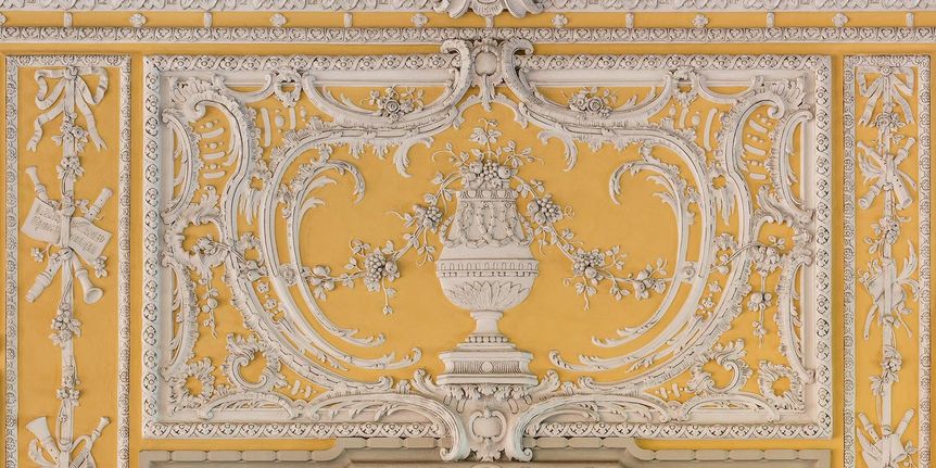 Bruchsal Palace, Chamber Music Hall, Details