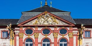 Bruchsal Palace, Gable on the main building