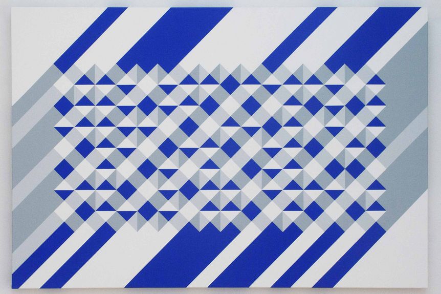 Gerhard Hotter, Pyramids Q XCII 80x120x4,5 A-L, 2022